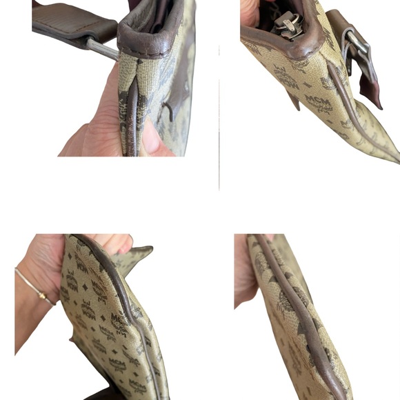 MCM Aren Visetos Monogram Crossbody Messenger Bag - Picture 7 of 10